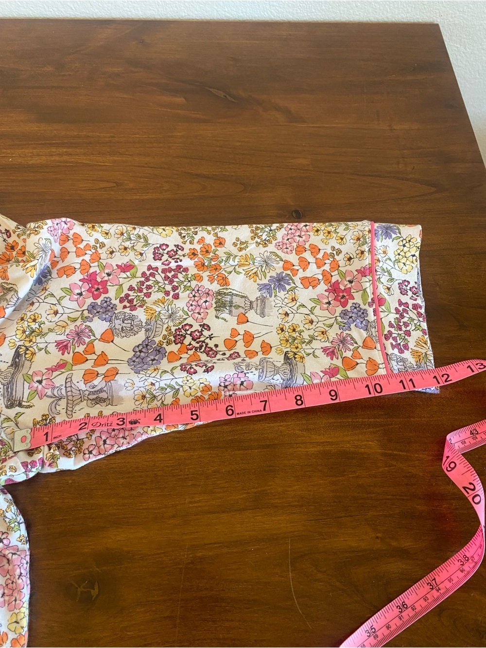 BedHead Women’s Floral Capri Pajama Set 3/4 sleeve - Picture 9 of 16